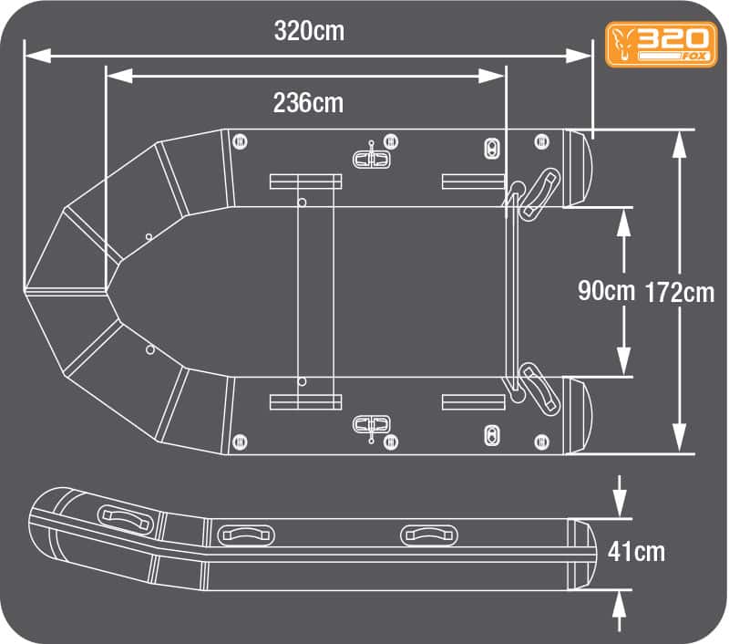 Fox 320 Inflatable Boat - MojeRybárstvo.sk Fox 320 Inflatable Boat – Obrázok 3