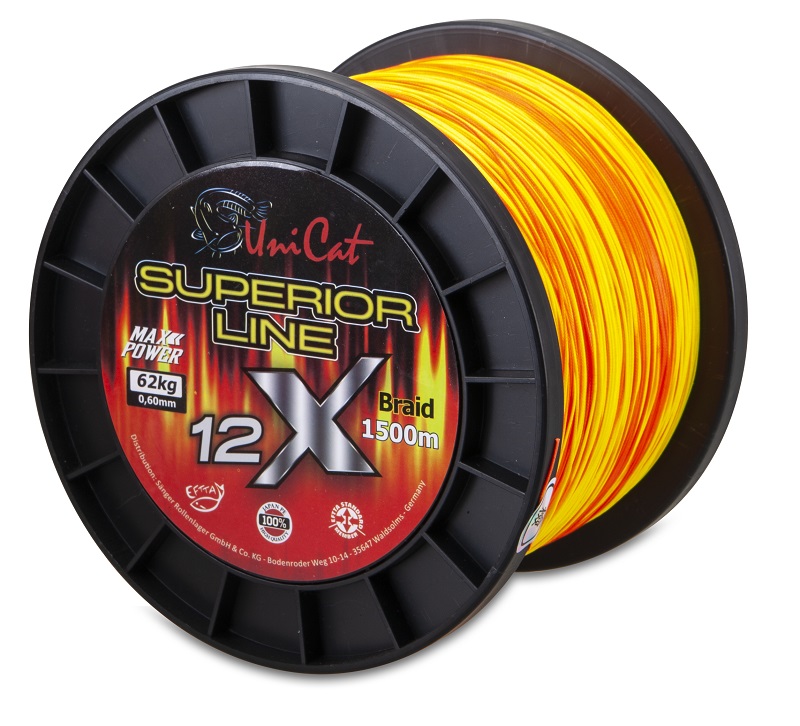 Uni Cat šnúra 12 X Superior Line 0,70mm 1500m 71kg - MojeRybárstvo.sk Uni Cat šnúra 12 X Superior Line 0,70mm 1500m 71kg