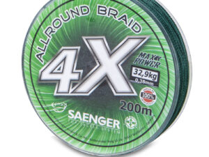 Saenger šňůra 4 X Allround Braid 200 m 0,20 mm zelená