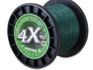 Saenger šňůra 4 X Allround Braid 3000 m 0,20 mm zelená