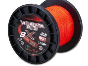 Uni Cat šnúra 8 X Vencata Red 0,37mm 1500m 34 kg