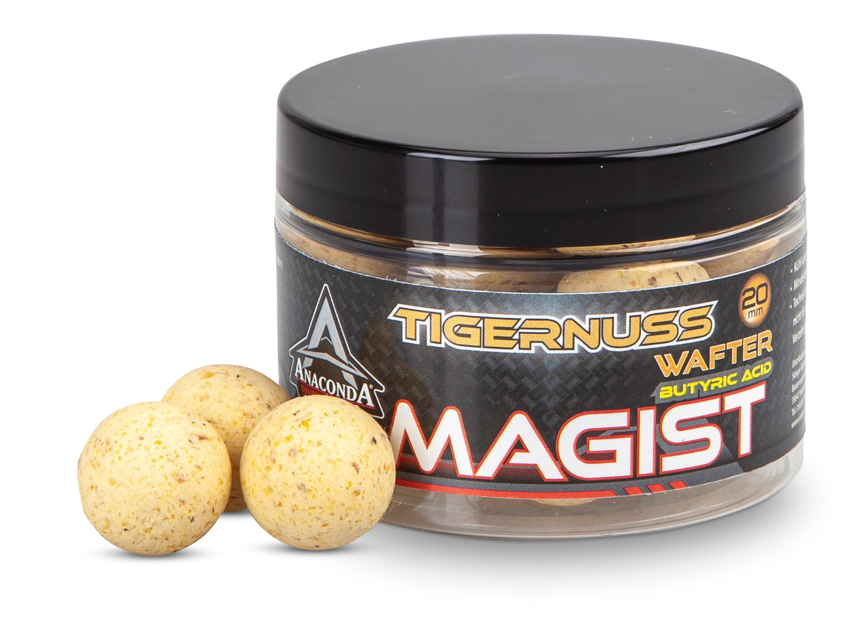 Anaconda vyvážené boilies Wafter Magist Tiger Nut 16mm 70g - MojeRybárstvo.sk Anaconda vyvážené boilies Wafter Magist Tiger Nut 16mm 70g