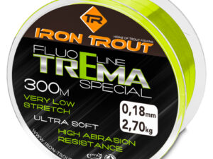 Iron Trout vlasec Fluo line Trema special 300 m 0,18 mm, červená