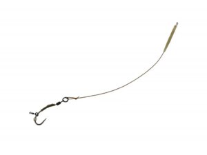 Carp´R´Us Návazec Ready Ronnie rig Strip-X Mat Brown - Predator 2ks