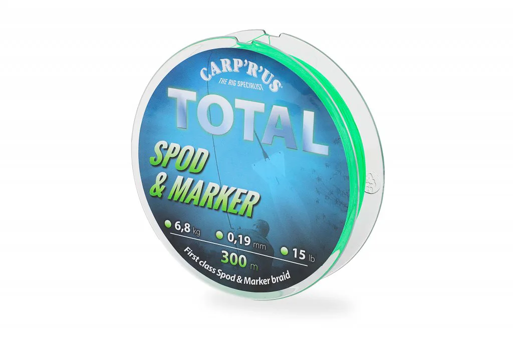 Carp´R´Us Splétaná šňůra Total Spod & Marker Braid Fluo Green 0,19mm, 6,8kg, 300m - MojeRybárstvo.sk Carp´R´Us Splétaná šňůra Total Spod & Marker Braid Fluo Green 0,19mm, 6,8kg, 300m