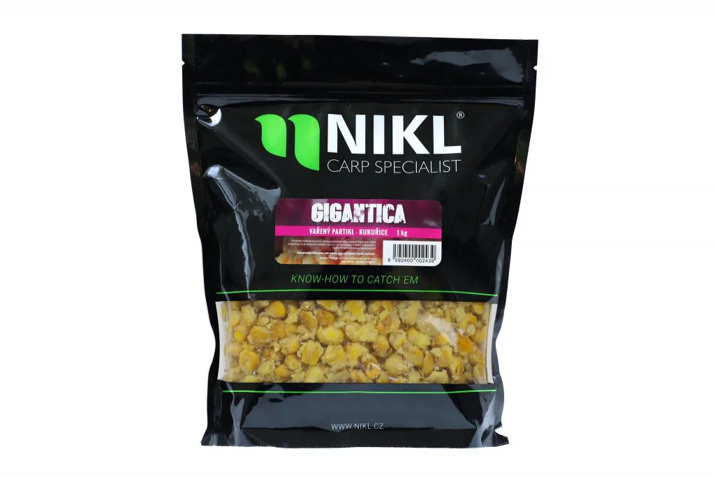 Nikl Partikl kukuřice - Gigantica 1kg - MojeRybárstvo.sk Nikl Partikl kukuřice - Gigantica 1kg