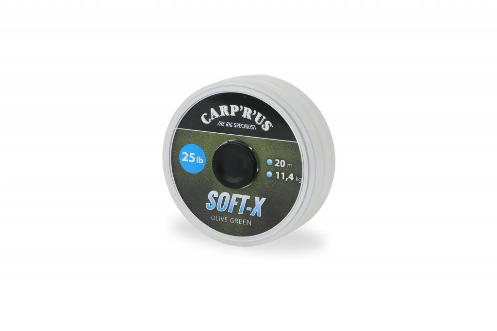 Carp´R´Us Návazcová šňůrka Soft-X olive green 20m - MojeRybárstvo.sk Carp´R´Us Návazcová šňůrka Soft-X olive green 20m