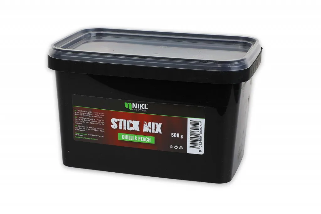 Nikl Stick mix Chilli & Peach 500g - MojeRybárstvo.sk Nikl Stick mix Chilli & Peach 500g