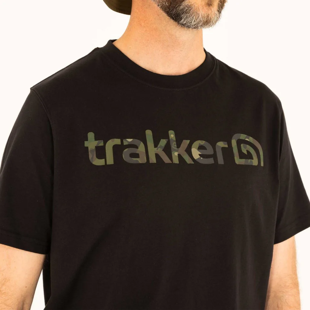 Trakker Tričko CR Logo T-shirt Black Camo - MojeRybárstvo.sk Trakker Tričko CR Logo T-shirt Black Camo – Obrázok 6