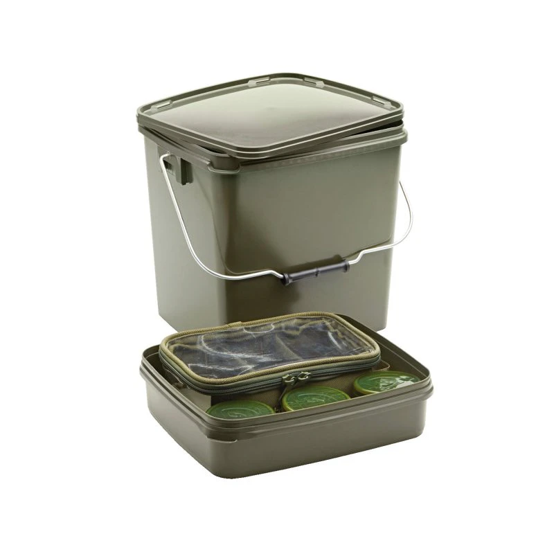 Trakker Kbelík Olive Square Container 13l - MojeRybárstvo.sk Trakker Kbelík Olive Square Container 13l – Obrázok 3