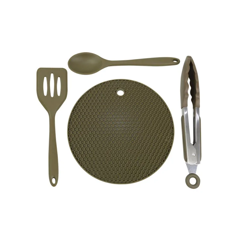 Trakker Silikonové kuchyňské nádobí Armolife Silicone Utensil Set - MojeRybárstvo.sk Trakker Silikonové kuchyňské nádobí Armolife Silicone Utensil Set