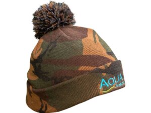 Aqua Kulich Camo Bobble Hat