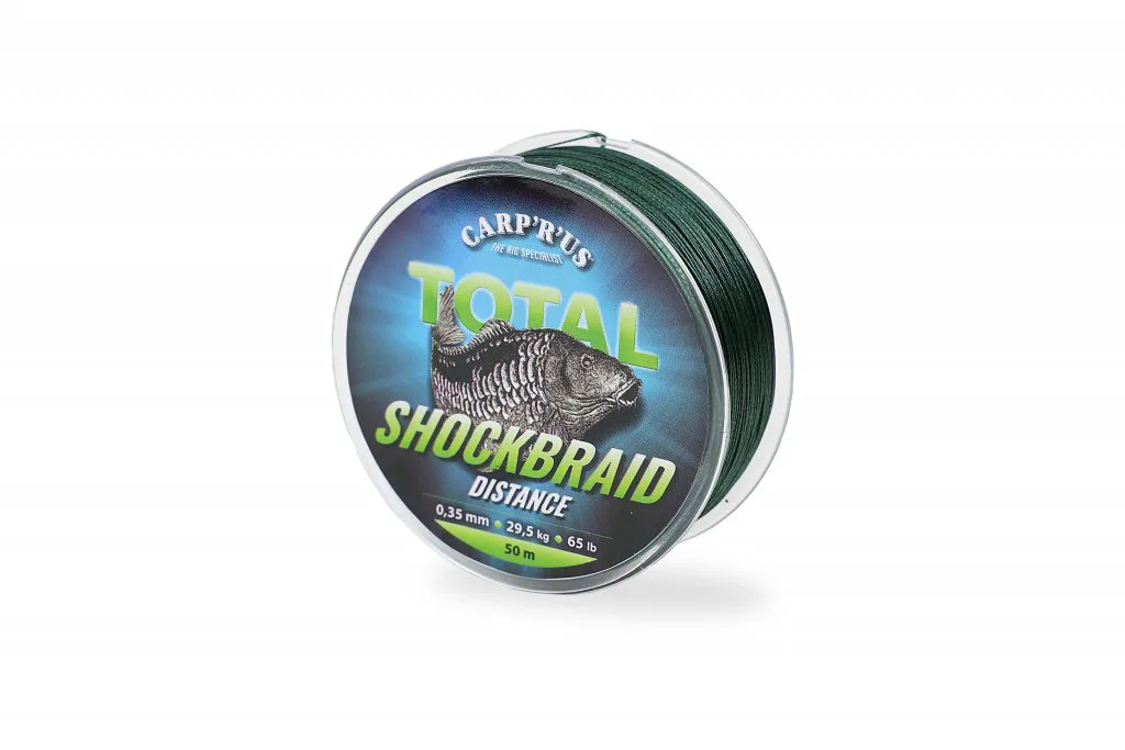 Carp´R´Us Šoková šňůra Shock Braid Distance 50m - MojeRybárstvo.sk Carp´R´Us Šoková šňůra Shock Braid Distance 50m