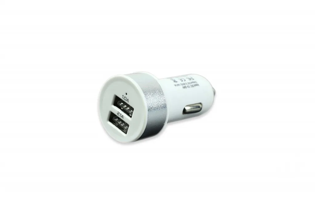 Nikl Zásuvka 2xUSB 12-24V 5V/2100mA - MojeRybárstvo.sk Nikl Zásuvka 2xUSB 12-24V 5V/2100mA