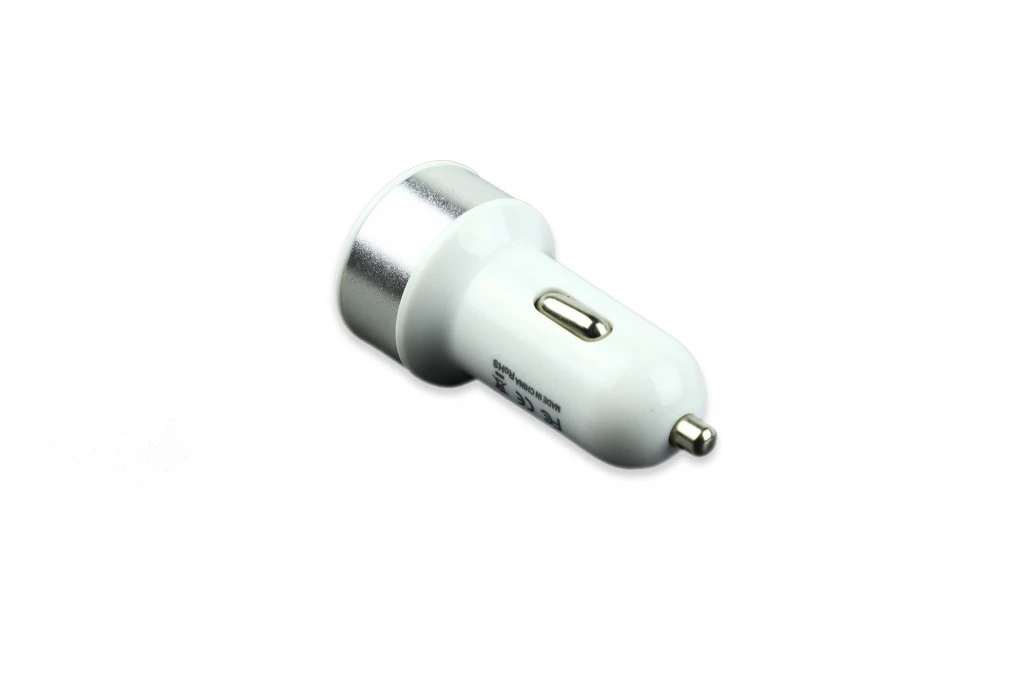 Nikl Zásuvka 2xUSB 12-24V 5V/2100mA - MojeRybárstvo.sk Nikl Zásuvka 2xUSB 12-24V 5V/2100mA – Obrázok 2