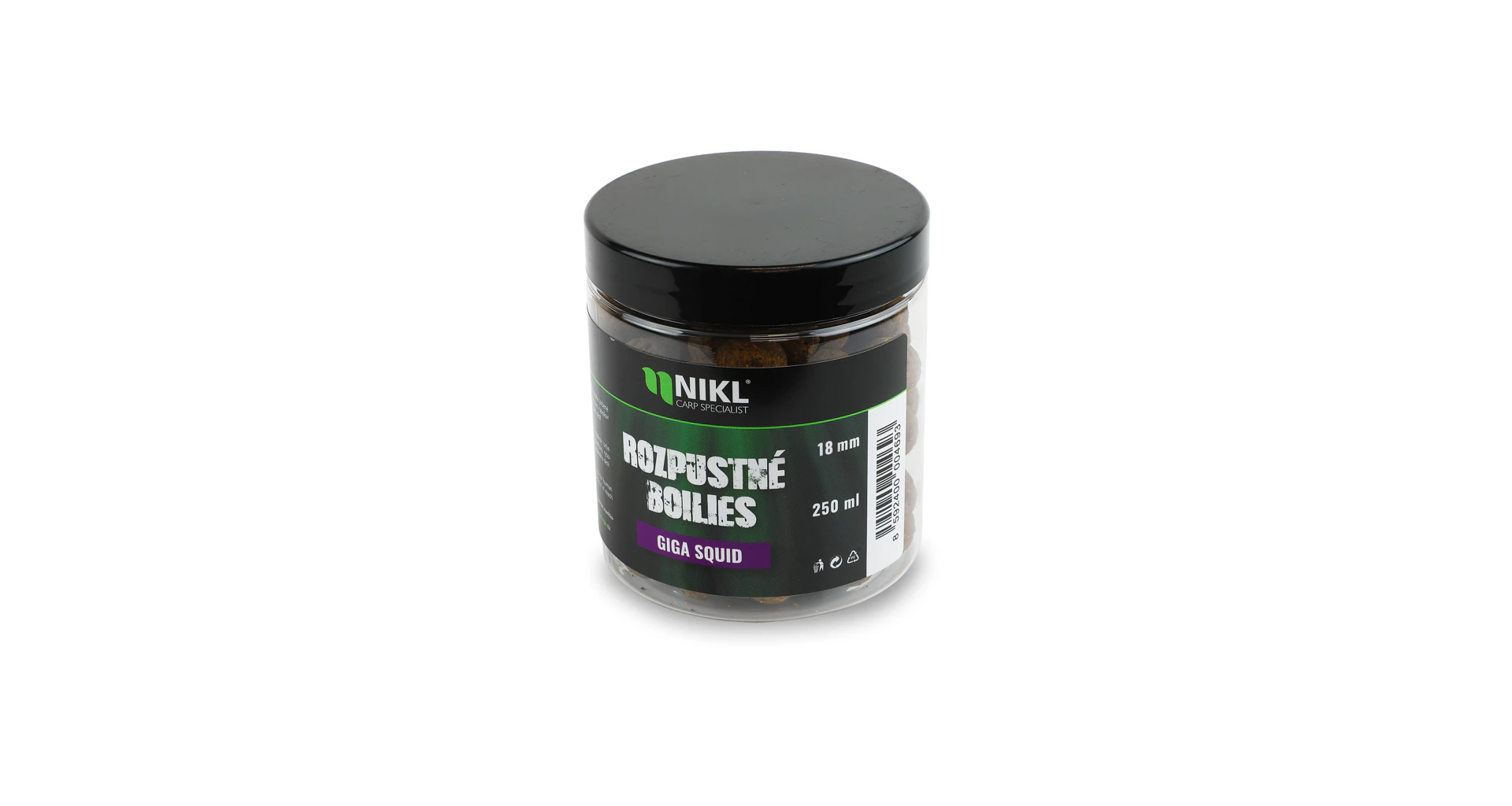 Nikl Rozpustné boilies Giga Squid 250ml - MojeRybárstvo.sk Nikl Rozpustné boilies Giga Squid 250ml – Obrázok 3