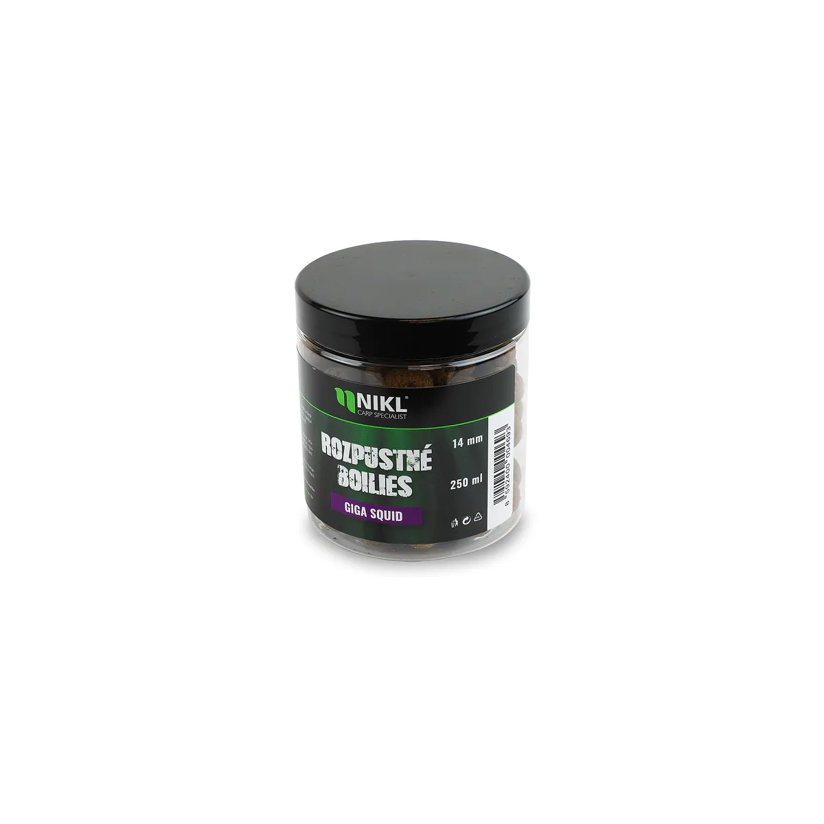 Nikl Rozpustné boilies Giga Squid 250ml - MojeRybárstvo.sk Nikl Rozpustné boilies Giga Squid 250ml