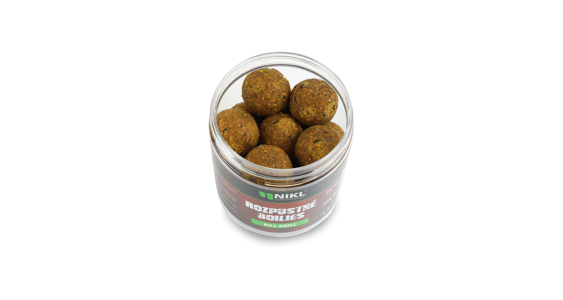 Nikl Rozpustné boilies Kill Krill 250ml - MojeRybárstvo.sk Nikl Rozpustné boilies Kill Krill 250ml – Obrázok 2