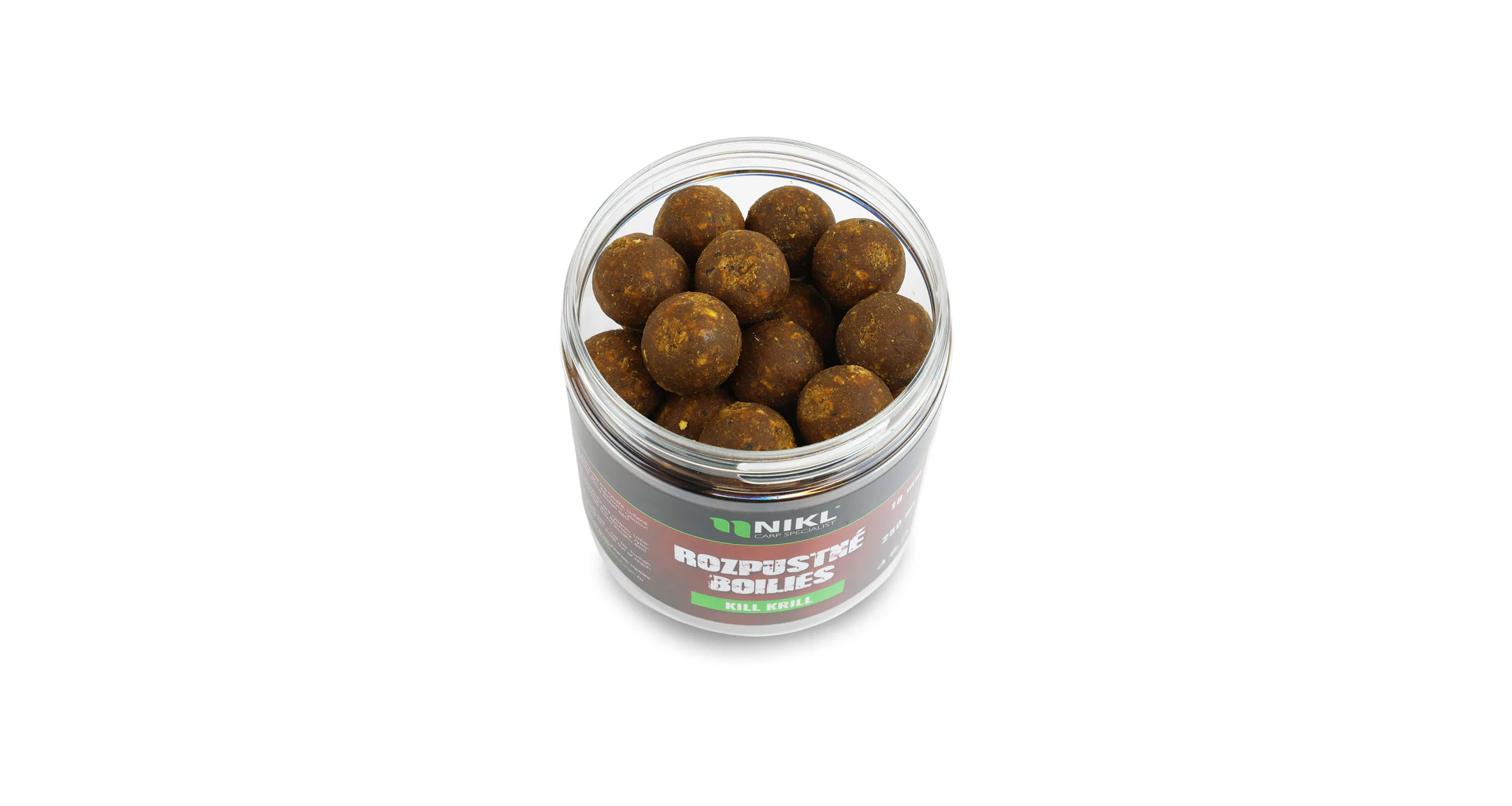 Nikl Rozpustné boilies Kill Krill 250ml - MojeRybárstvo.sk Nikl Rozpustné boilies Kill Krill 250ml – Obrázok 5