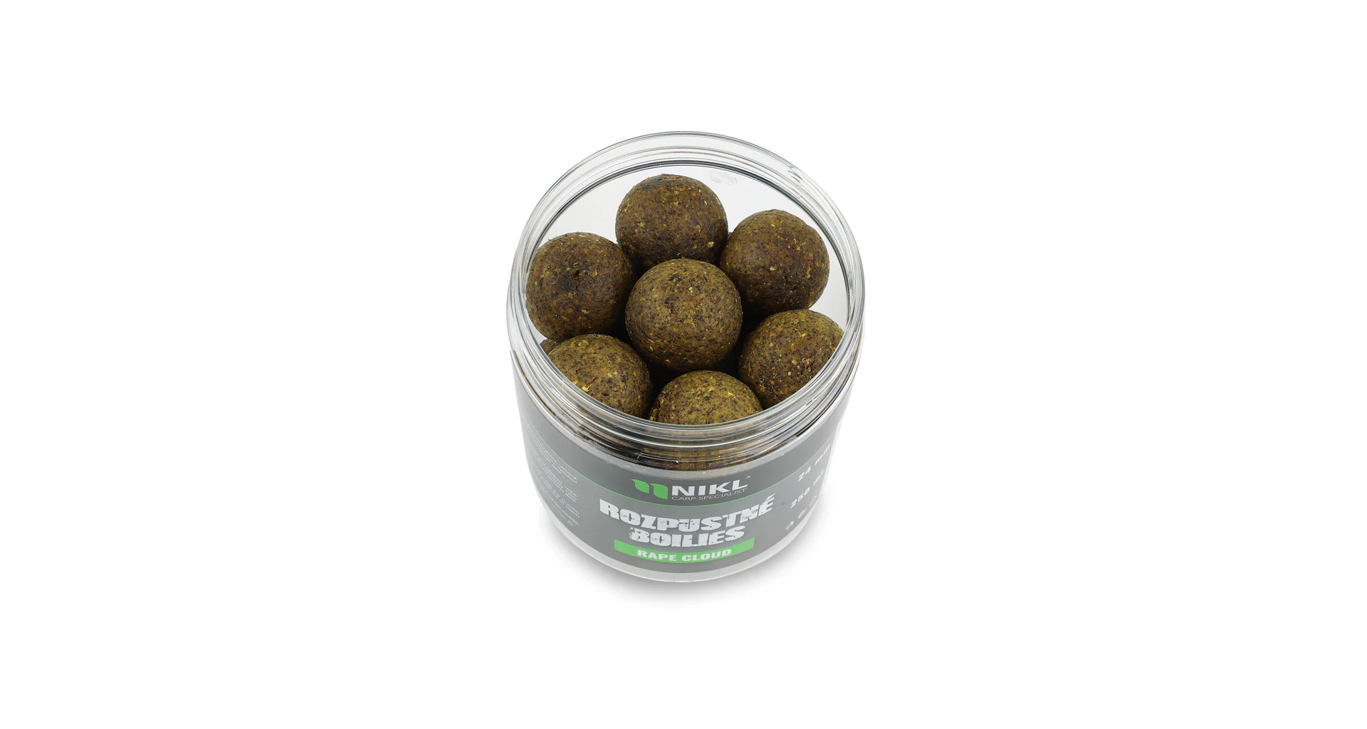 Nikl Rozpustné boilies Rape Cloud 250ml - MojeRybárstvo.sk Nikl Rozpustné boilies Rape Cloud 250ml – Obrázok 2