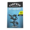 Carp´R´Us Obratlíky 360° Ring Swivel vel.11, 8ks