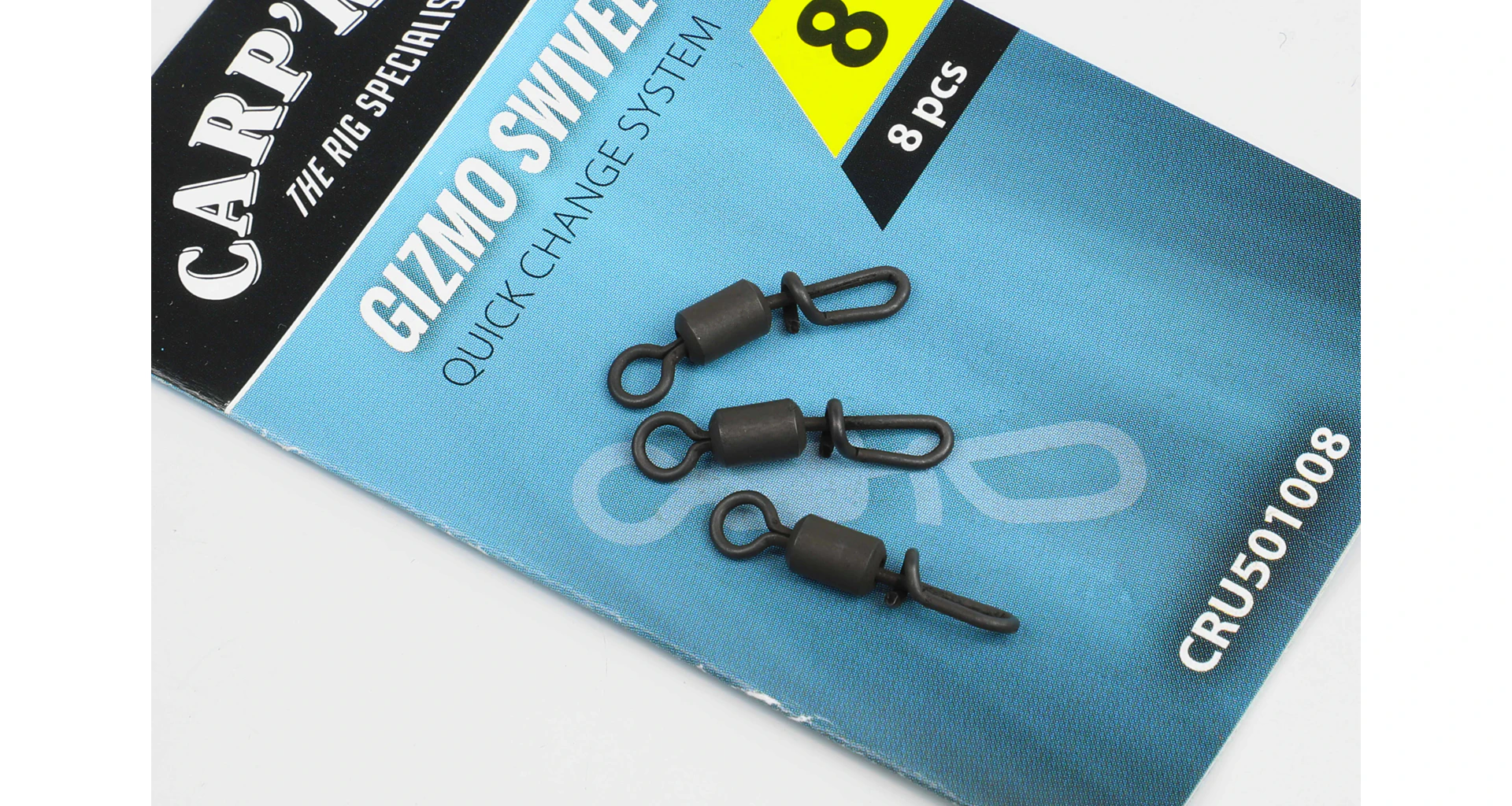 Carp´R´Us Obratlíky Gizmo Quick Change Swivel vel.8, 8ks - MojeRybárstvo.sk Carp´R´Us Obratlíky Gizmo Quick Change Swivel vel.8, 8ks – Obrázok 3