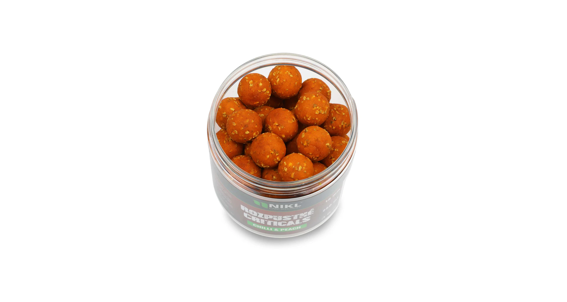 Nikl Rozpustné Criticals boilie Chilli & Peach 250ml - MojeRybárstvo.sk Nikl Rozpustné Criticals boilie Chilli & Peach 250ml – Obrázok 5