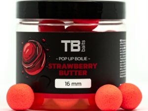 TB Baits Plávajúce Boilie Pop-Up Strawberry Butter + NHDC 65 g