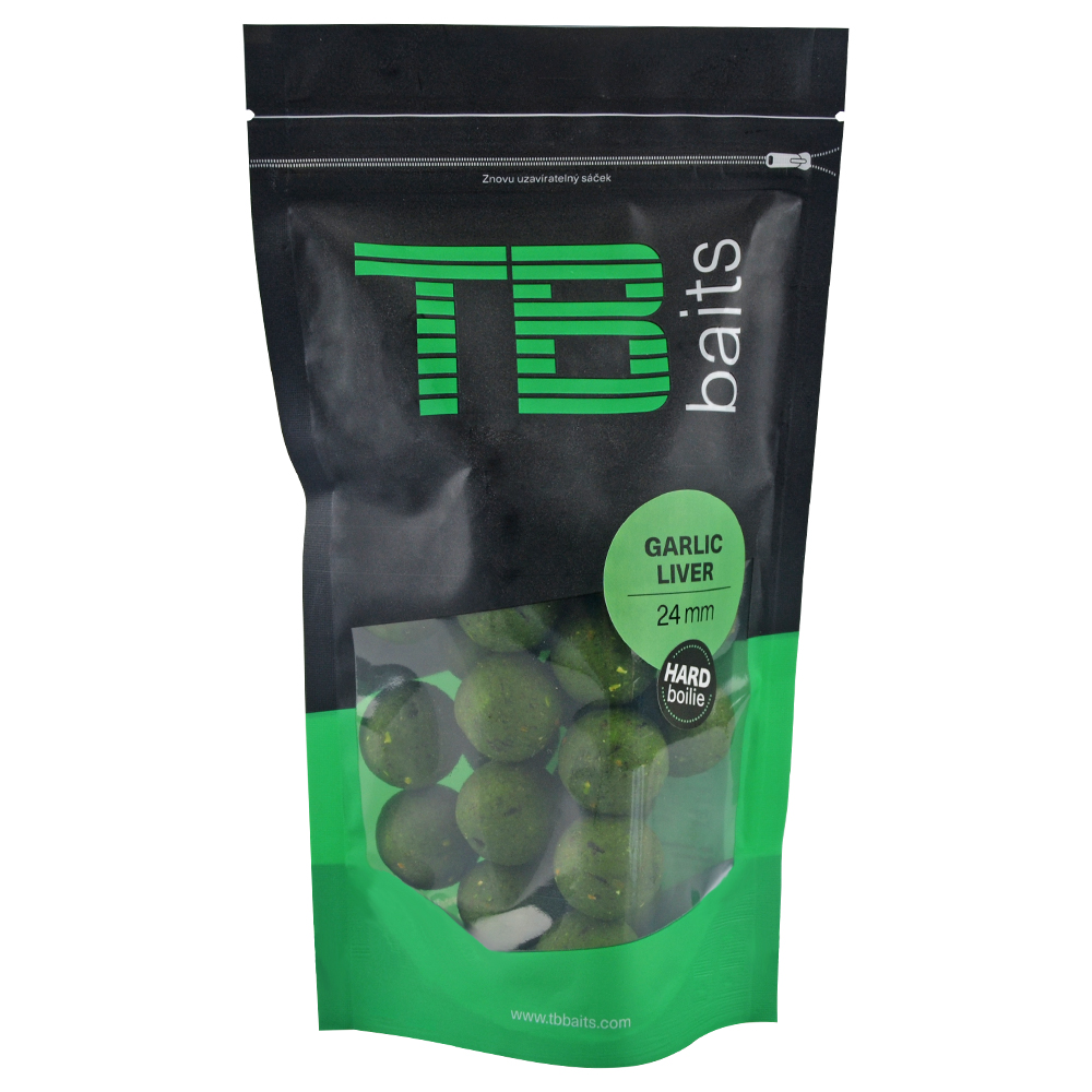 TB Baits Hard Boilie Garlic Liver - MojeRybárstvo.sk TB Baits Hard Boilie Garlic Liver – Obrázok 2