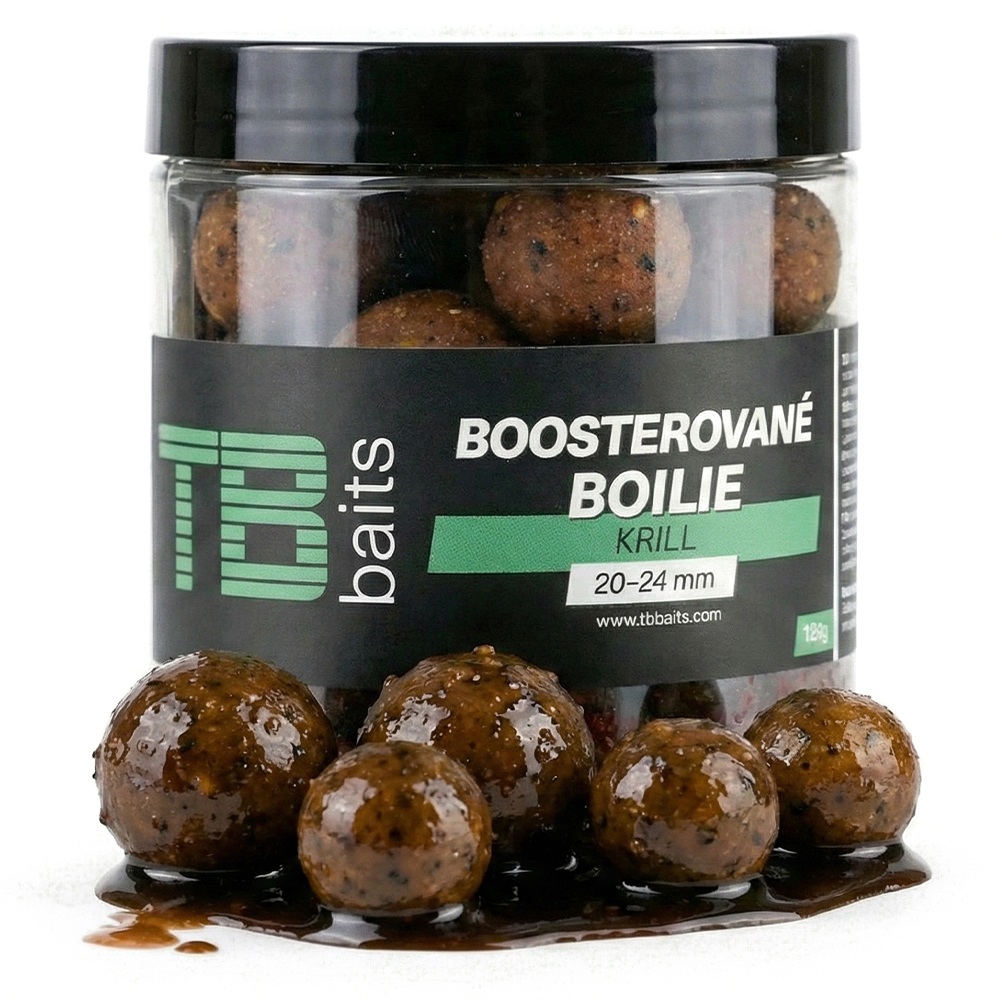 TB Baits Boosterované Boilie Krill 120 g 20-24 mm - MojeRybárstvo.sk TB Baits Boosterované Boilie Krill 120 g 20-24 mm
