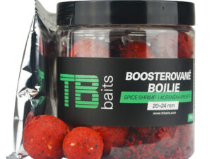 TB Baits Boosterované Boilie Spice Shrimp 120 g 20-24 mm