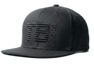 TB Baits Šiltovka Snapback 3D Logo Black