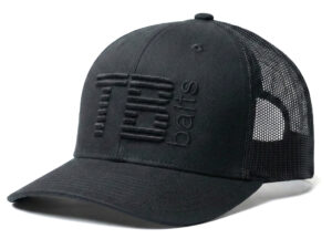 TB Baits Šiltovka Trucker Cap 3D Logo Black