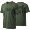 TB Baits Tričko Hidden Carp Green – Obrázok 4