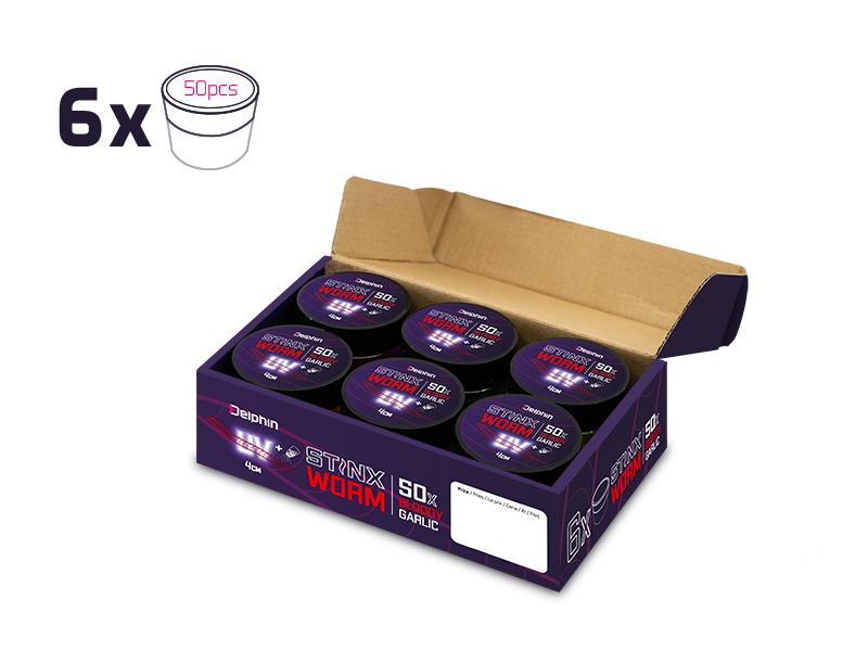 Umelá nástraha Delphin B! StinxWORM Garlic / 50ks - MojeRybárstvo.sk Umelá nástraha Delphin B! StinxWORM Garlic / 50ks – Obrázok 5