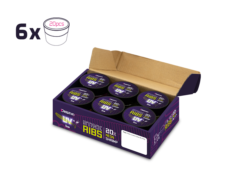 Umelá nástraha Delphin B! StinxRIBS Shrimp / 20ks - MojeRybárstvo.sk Umelá nástraha Delphin B! StinxRIBS Shrimp / 20ks – Obrázok 5