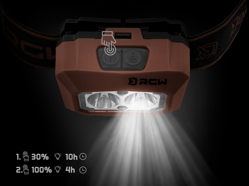 Čelová lampa Delphin RGW PRO UC - MojeRybárstvo.sk Čelová lampa Delphin RGW PRO UC – Obrázok 4