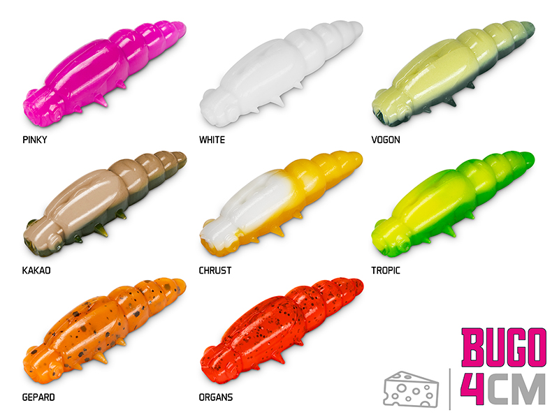 Umelá larva Delphin BUGO Cheese / 15ks - MojeRybárstvo.sk Umelá larva Delphin BUGO Cheese / 15ks