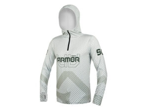 Tričko s kapucňou Delphin UV ARMOR 50+ Olive