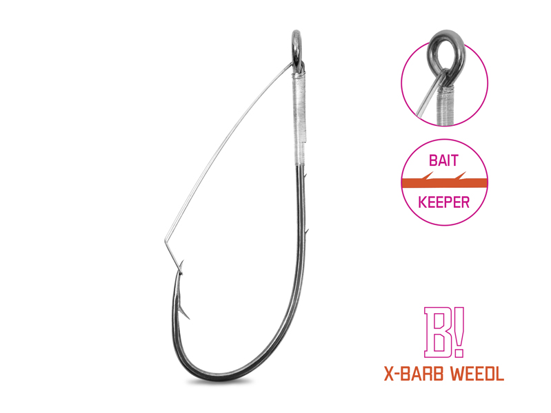 Háčik na čeburašku B! X-BARB WEEDL / 8ks - MojeRybárstvo.sk Háčik na čeburašku B! X-BARB WEEDL / 8ks