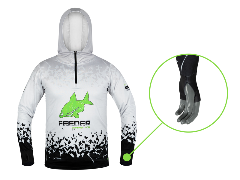 Tričko s kapucňou Delphin UV ARMOR 50+ - MojeRybárstvo.sk Tričko s kapucňou Delphin UV ARMOR 50+ – Obrázok 3