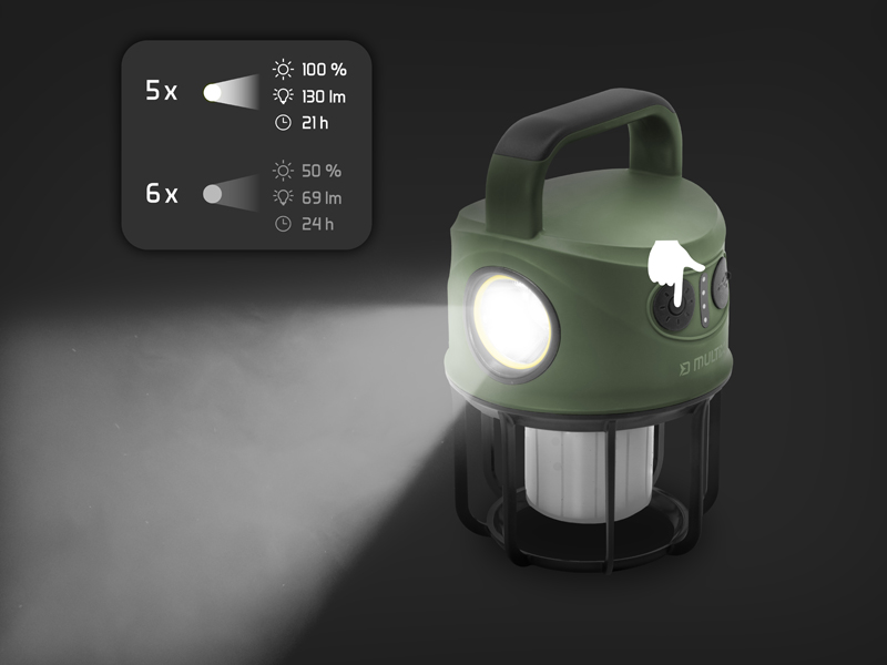 Kempingová lampa Delphin Multix - MojeRybárstvo.sk Kempingová lampa Delphin Multix – Obrázok 5