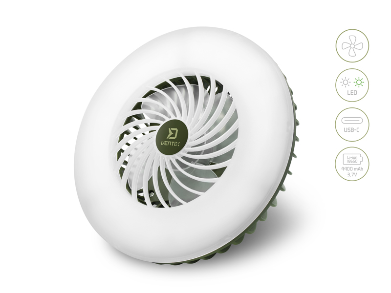 Ventilátor so svetlom Delphin Ventix - MojeRybárstvo.sk Ventilátor so svetlom Delphin Ventix