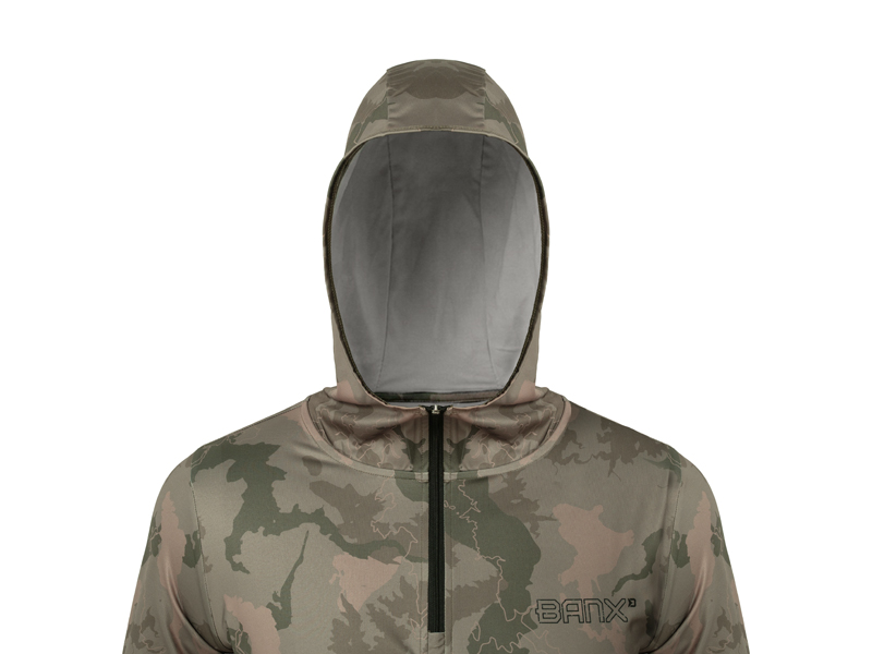 Tričko s kapucňou Delphin UV ARMOR 50+ BANX - MojeRybárstvo.sk Tričko s kapucňou Delphin UV ARMOR 50+ BANX – Obrázok 4