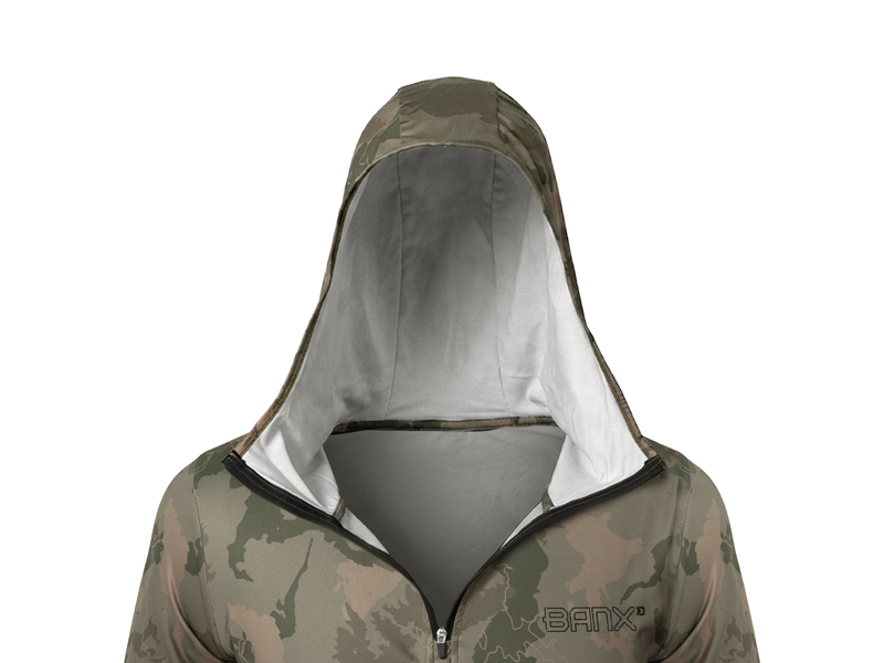 Tričko s kapucňou Delphin UV ARMOR 50+ BANX - MojeRybárstvo.sk Tričko s kapucňou Delphin UV ARMOR 50+ BANX – Obrázok 5