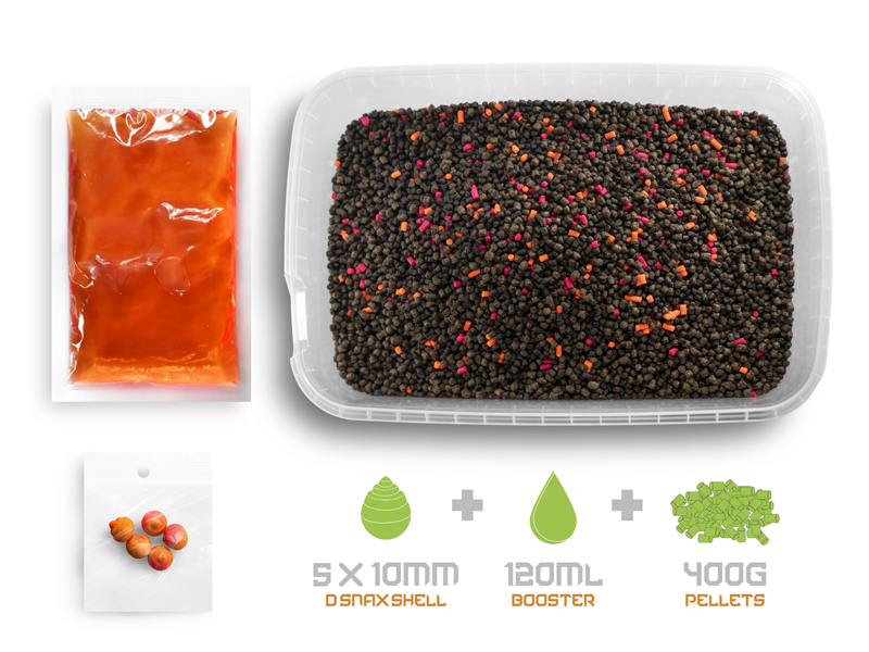 Pellet box Delphin Reaxe READY&GO / Mango-Broskyňa - MojeRybárstvo.sk Pellet box Delphin Reaxe READY&GO / Mango-Broskyňa – Obrázok 3