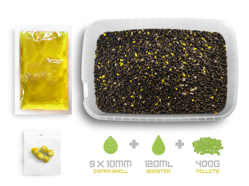 Pellet box Delphin Reaxe READY&GO / Kukurica-Ananás - MojeRybárstvo.sk Pellet box Delphin Reaxe READY&GO / Kukurica-Ananás – Obrázok 3