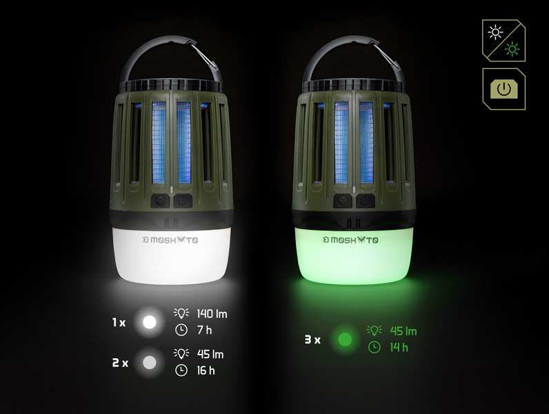 Kempingová lampa Delphin MOSKYTO - MojeRybárstvo.sk Kempingová lampa Delphin MOSKYTO – Obrázok 8