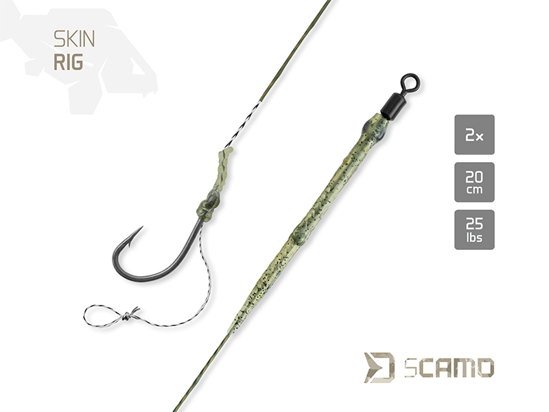Nadväzec Delphin sCAMO Skin rig / 2ks - MojeRybárstvo.sk Nadväzec Delphin sCAMO Skin rig / 2ks – Obrázok 2