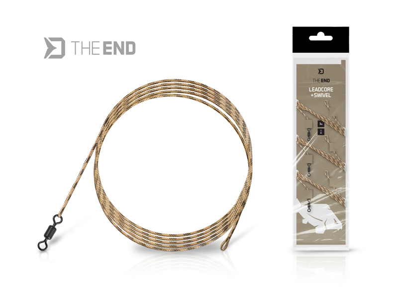Nadväzec Delphin TheEND Leadcore + Swivel / 3ks - MojeRybárstvo.sk Nadväzec Delphin TheEND Leadcore + Swivel / 3ks